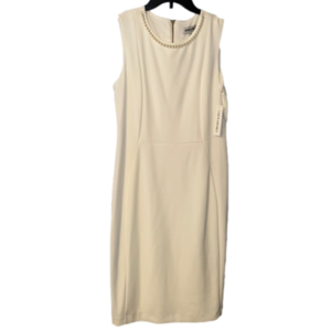 SHELBY & PALMER Off-White Midi dress